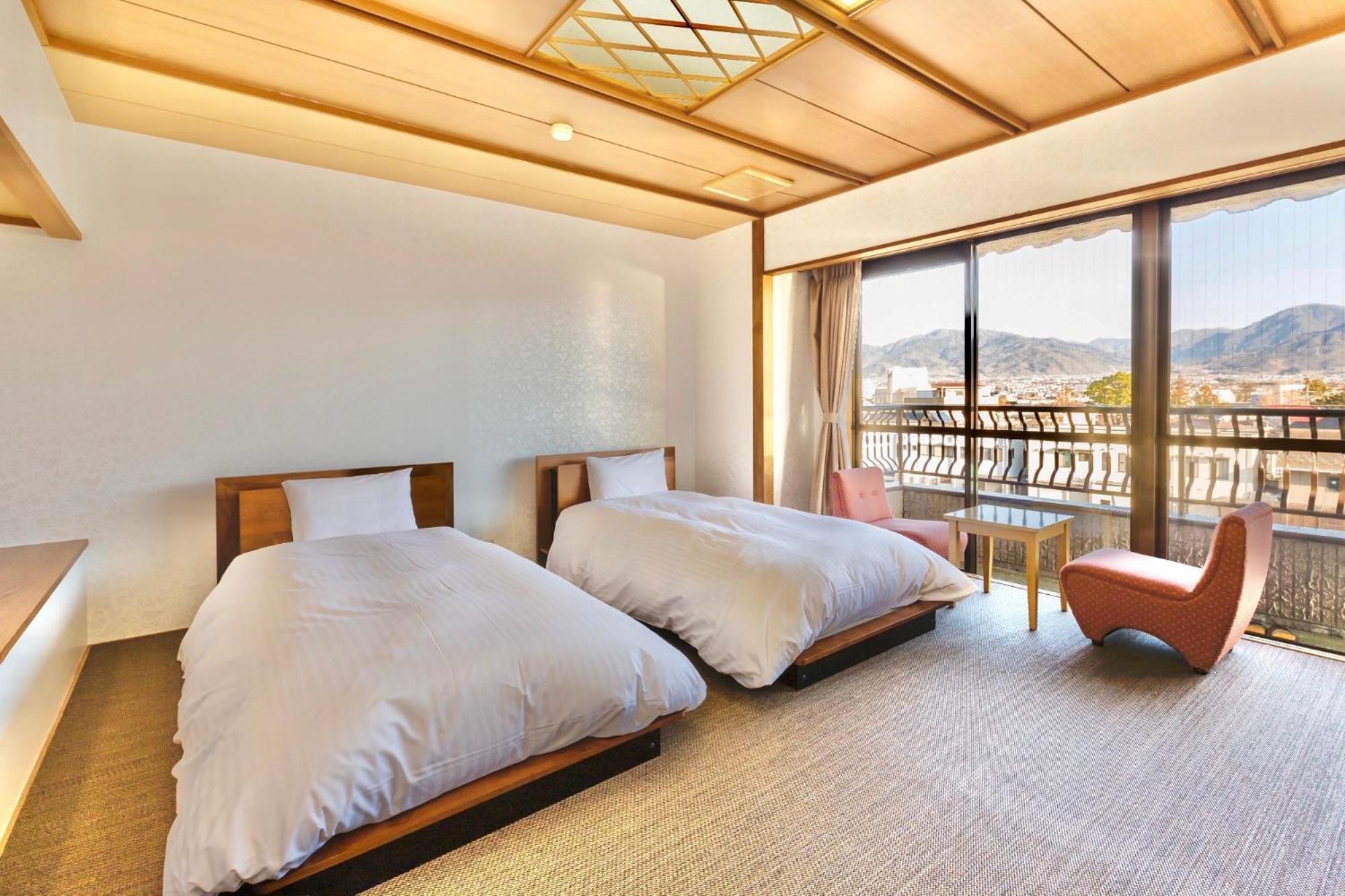 Japanese Onsen Ryokan Kohakuen Fuefuki Buitenkant foto